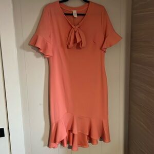 NWOT Bella Barry 1/4 sleeves, coral, XL